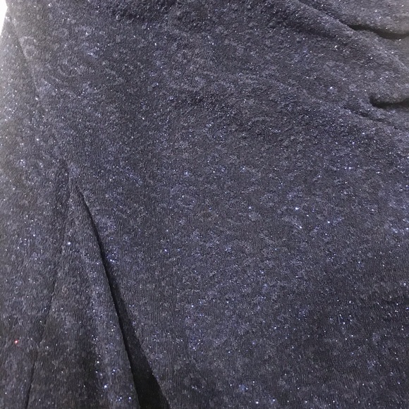 SOLD!!!!   Midnight Blue Sparkly Dress - Picture 6 of 7